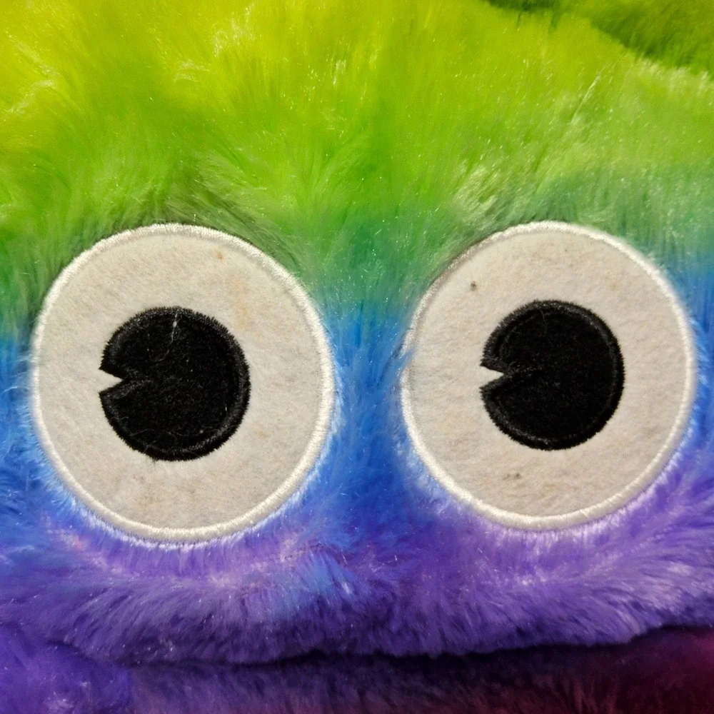 Emoji Rainbow Poop Plush Backpack Kids OS Multicolor‎ Faux Fur FABNY